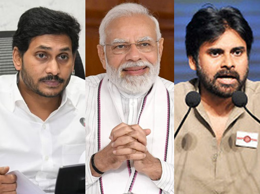 MODI: మోదీతో భేటీ కానున్న జనసేనాని.. రెండురోజులపాటు విశాఖలోనే జగన్,పవన్