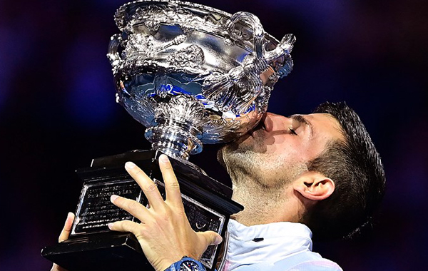 Australian Open winner is Novak Djokovic