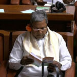 Karnataka Assembly : కర్నాటకలో ఎలక్షన్ హీట్.. అసెంబ్లీలో కాంగ్రెస్ వెరైటీ నిరసన..