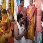 Love Marriage: జపాన్ భామ.. తెలుగబ్బాయి.. భద్రాద్రిలో బాజా భజంత్రీలు..