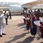 PM Modi south africa visit : దక్షిణాఫ్రికాకు ప్రధాని మోదీ.. గ్రాండ్ వెల్‌కమ్..
