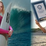 surfer : 13 మీటర్ల అలపై స్వారీ .. లారా రికార్డు