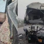 Road Accident : ఆర్టీసీ బస్సు కార్గో వ్యాన్ ఢీ.. ఒకరు మృతి..