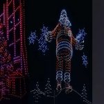 Drone-Xmas: డ్రోన్ షో తెచ్చిన క్రిస్మస్ శోభ