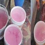 Mancherial : రంగు మారిన నీళ్లు.. మంచిర్యాలలో వింత ఘటన..