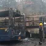 Hyderabad :  ఆర్టీసీ డిపోలో అగ్నిప్రమాదం.. రెండు బస్సులు పూర్తిగా దగ్దం..