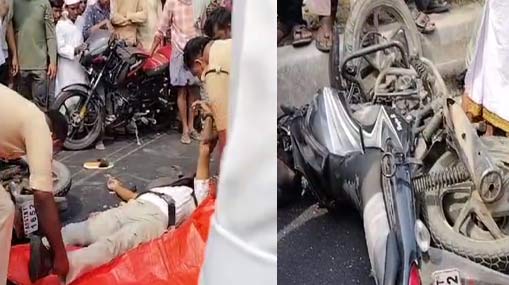 BUS ACCIDENT : శ్రీకాకుళం జిల్లాలో ఘోర రోడ్డు ప్రమాదం.. రెండు బస్సులు ఢీ..