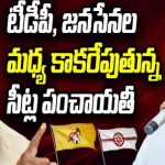 Krishna District : టీడీపీ, జనసేనల మధ్య కాకరేపుతున్న సీట్ల పంచాయతీ