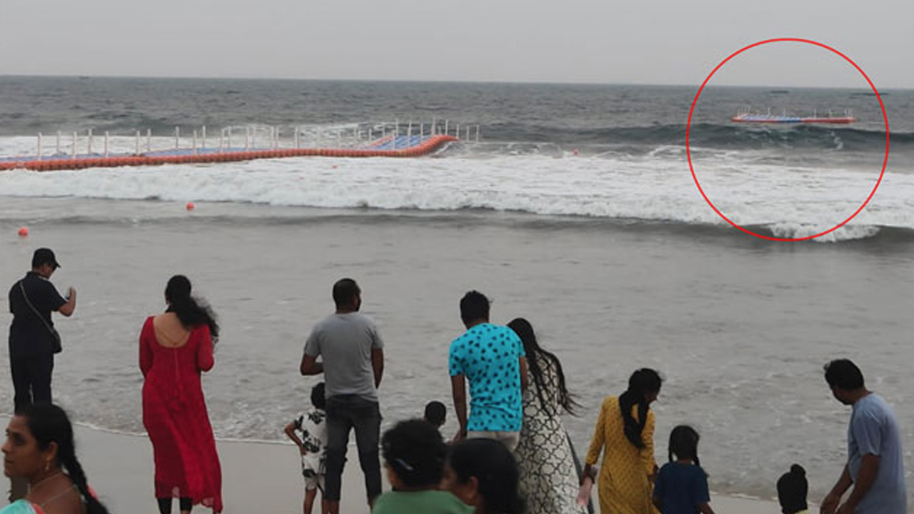 floating bridge in vizag