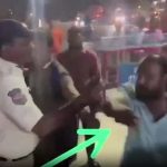 Drunken Man attacked on Police: మద్యం మత్తులో వీరంగం.. ట్రాఫిక్‌ కానిస్టేబుల్‌పై దుర్భాషలాడుతూ దాడి