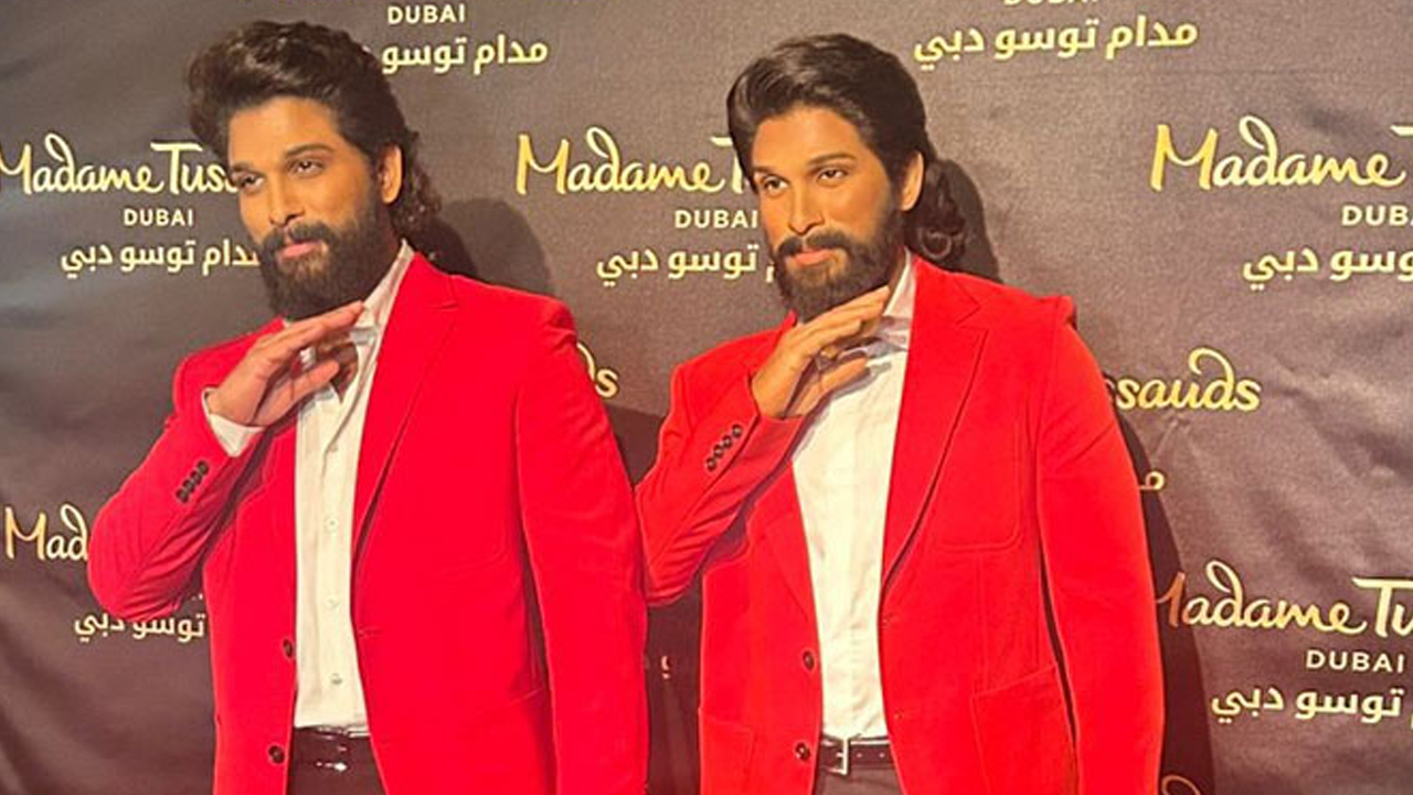 Allu Arjun wax statue