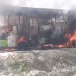 Bus Accident In UP:  బస్సుపై తెగి పడిన హైటెన్షన్ వైరు.. ప్రయాణికులు సజీవ దహనం