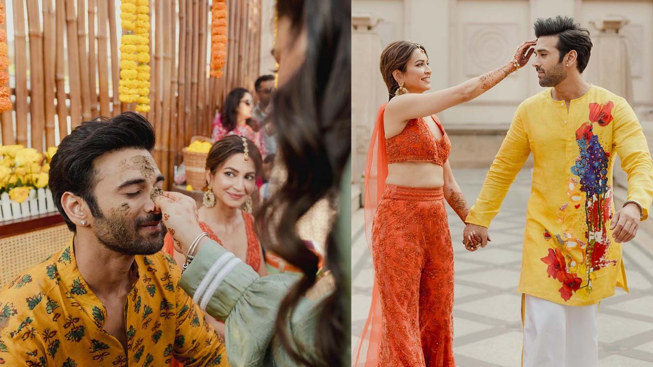 Kriti Kharbanda Haldi Ceremony
