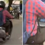 Office Zoom Meeting Call in Traffic: రోడ్డుపై బైక్ నడుపుతూ ఆఫీసు జూమ్ మీటింగ్ కాల్.. ‘మా సాఫ్ట్‌వేర్ కష్టాలు మీకేం తెలుసు బ్రో’