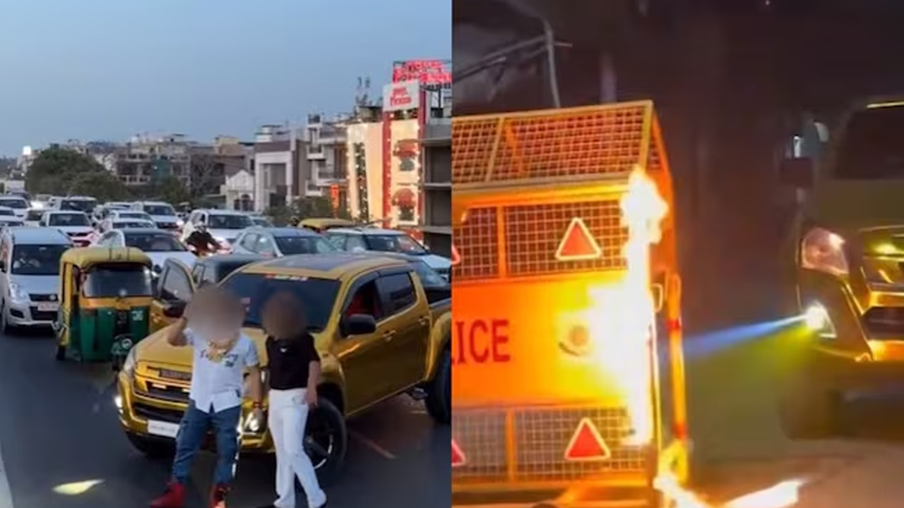 Delhi man who stopped car on flyover for reel stunt arrested, fined Rs 36,000