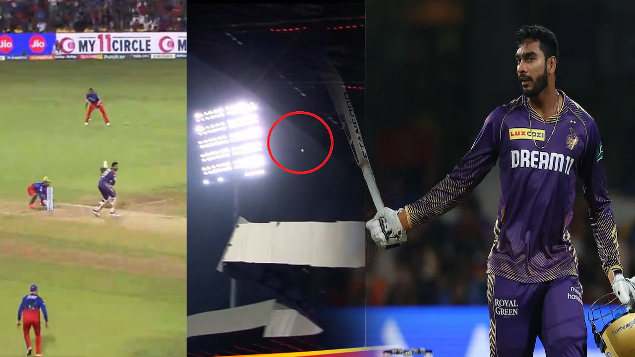 Venkatesh Iyer smashes monstrous 106-meter six against RCB