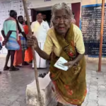 Tamil Nadu Elections 2024: తమిళనాడులో ఓటేసిన 102 ఏళ్ల బామ్మ..