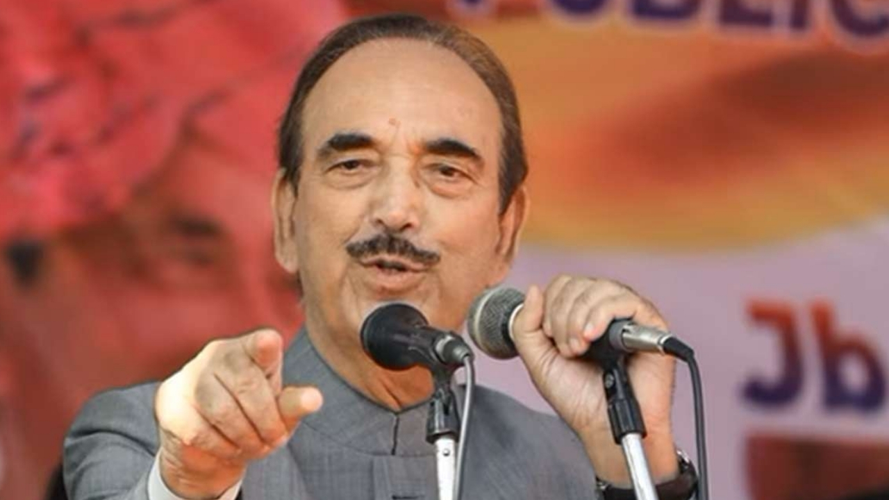 Ghulam Nabi Azad recent news