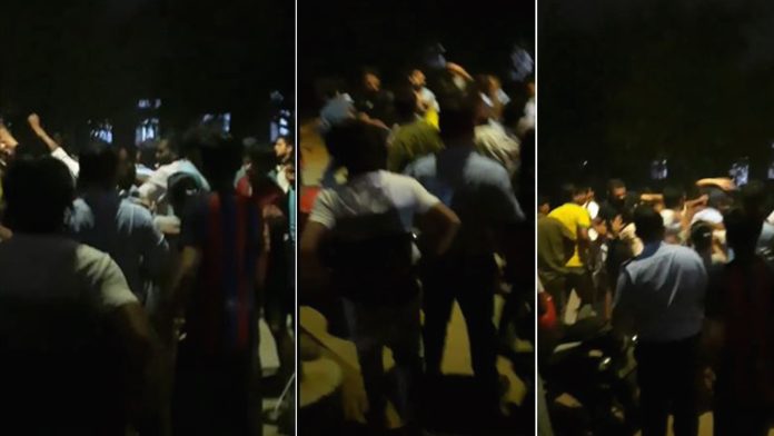 Clash between ABVP and SFI students at Hyderabad Central University HCU