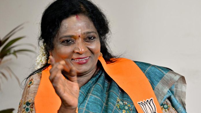 Ex governor Tamili Sai as BJP in charge of Secunderabad MP constituency