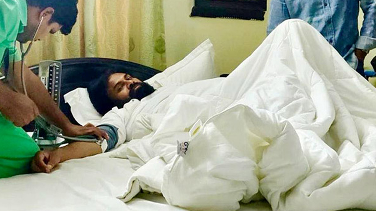 Pawan Kalyan Tenali nellimarla tour cancelled due to Health reasons