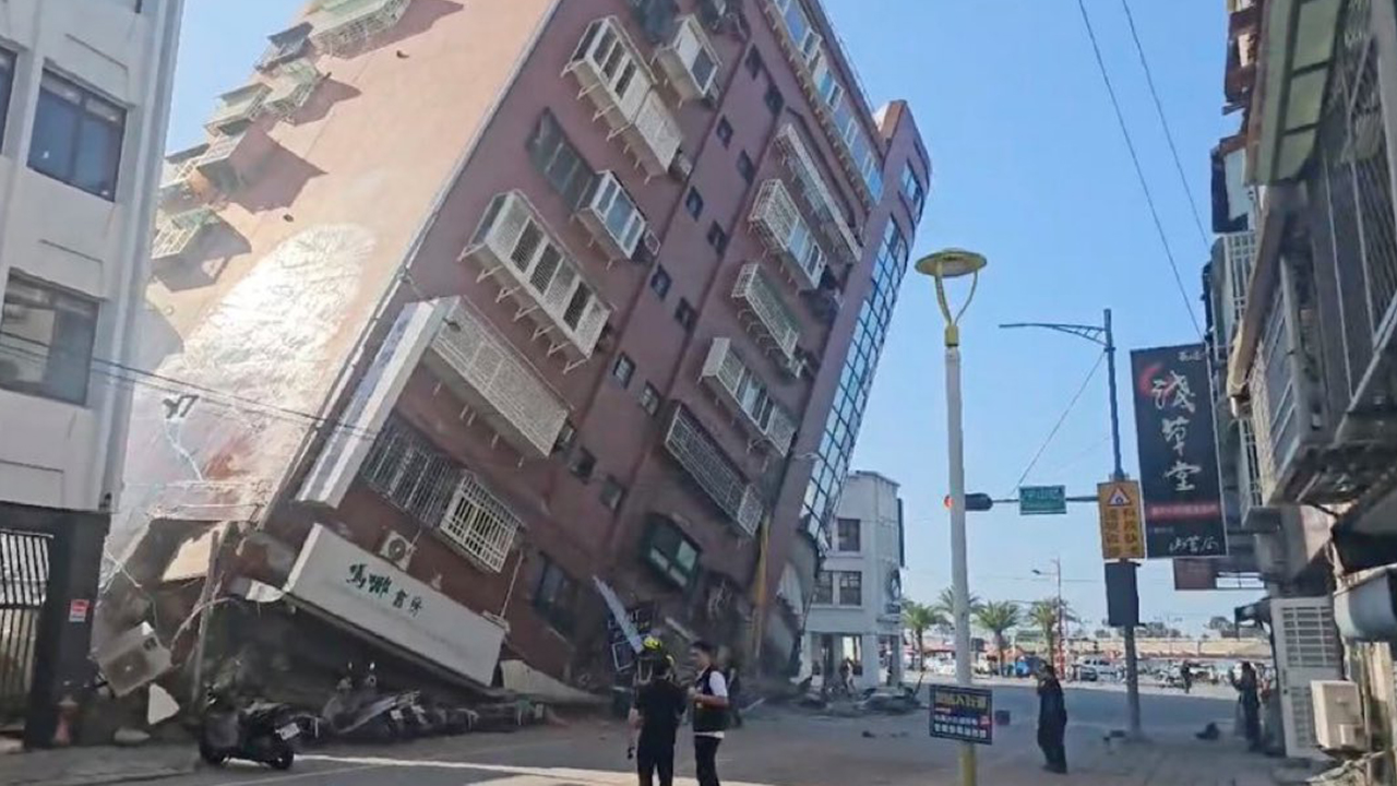 Taiwan Strongest earthquake in 25 years hits