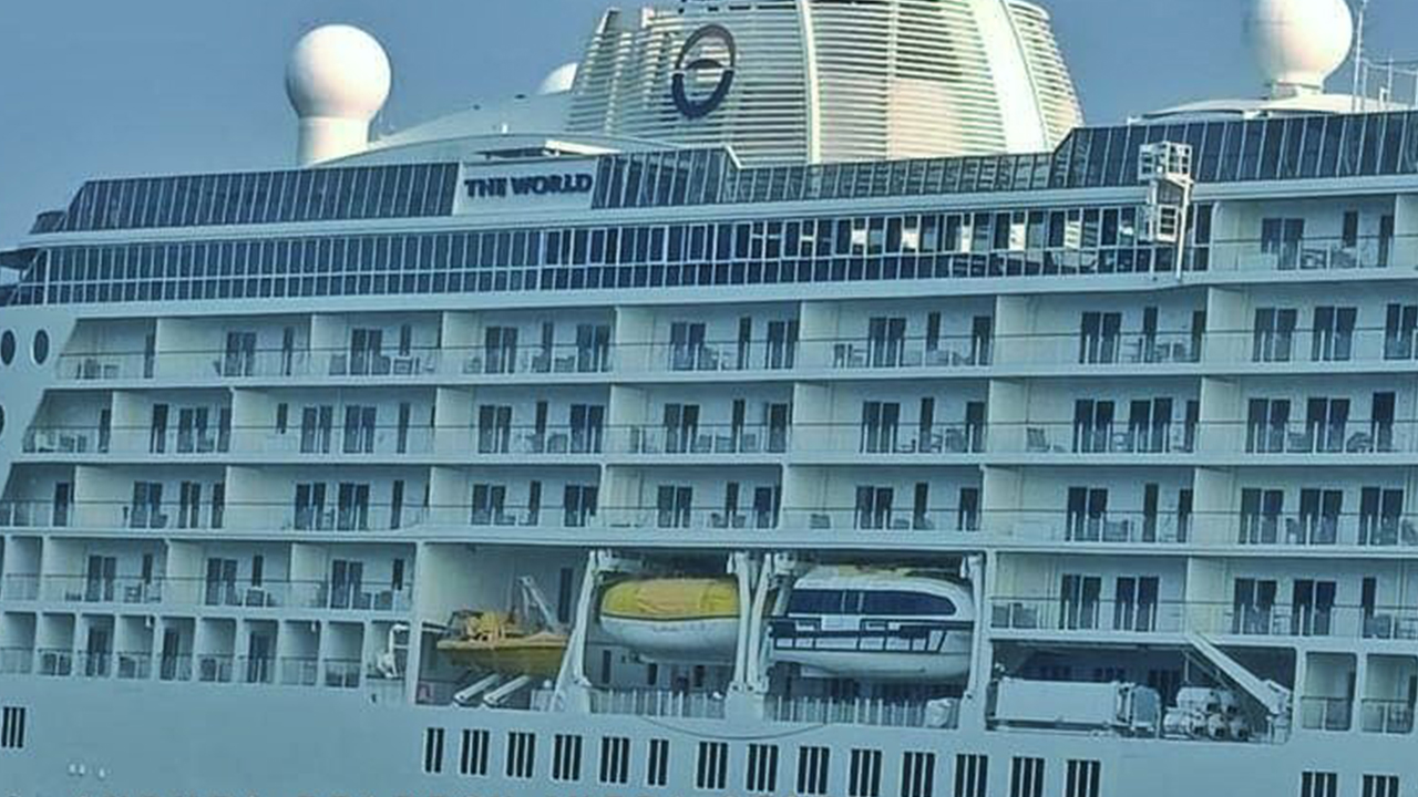 The World largest Cruise ship Arrived At Vizag port