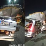 ORR Accident in Sangareddy: లారీని ఢీ కొట్టిన కారు.. ఇద్దరు మృతి..!