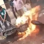 Hyderabad Bike Blast: హైదరాబాద్‌లో ఘోర ప్రమాదం.. బైక్ పేలి 10 మందికి గాయాలు..