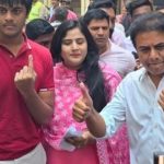 KTR Casts Vote: ఓటు వేసిన కేటీఆర్.. ఆయనకే ఓటు వేశానంటూ కామెంట్స్.. వీడియో!