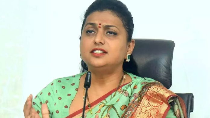 People shock to minister roja campaign at Nagari constitunecy