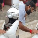 Cobra Snake Viral Video: స్కూటీ ఫ్రంట్ డోమ్ నుంచి వింత శబ్ధాలు.. ఓపెన్ చేసి చూస్తే!