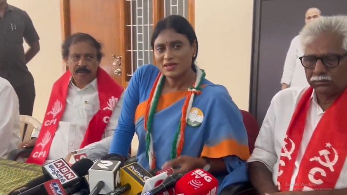 YS Sharmila comments on Don't eat dog biscuits and talk Jagan throws
