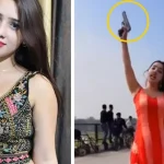 Viral Video: రీల్స్ పిచ్చి.. నడిరోడ్డుపై తుపాకీతో రచ్చ రచ్చ చేసిన యువతి..!