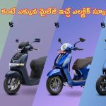100+ KM Range Electric Scooters: తక్కువ ధరలో 100 కంటే ఎక్కువ మైలేజీ ఇచ్చే ఎలక్ట్రిక్ స్కూటర్స్.. తక్కువ ఖర్చు.. మైలేజ్ అదనం!