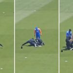Rohit Sharma’s fan gets real treatment US police: రోహిత్‌శర్మకు హగ్ ఇచ్చిన అభిమాని,  రంగంలోకి పోలీసులు..