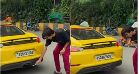 Viral Video: ఇలాంటి స్టంట్స్ అవసరమా బ్రో.. సిగరెట్‌ని ఎవరైనా ఇలా వెలిగిస్తారా అసలు..