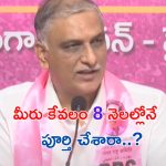 Harishrao: మీరు పరాన్నజీవుల వలే ప్రవర్తిస్తున్నారు.. ప్రజలు చూసి నవ్వుకుంటున్నారు: హరీశ్ రావు