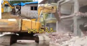 Hydra Action: కూకట్ పల్లి, అమీన్ పూర్ లో హైడ్రా కొరడా.. అక్రమ అపార్టుమెంట్ల కూల్చివేతలు