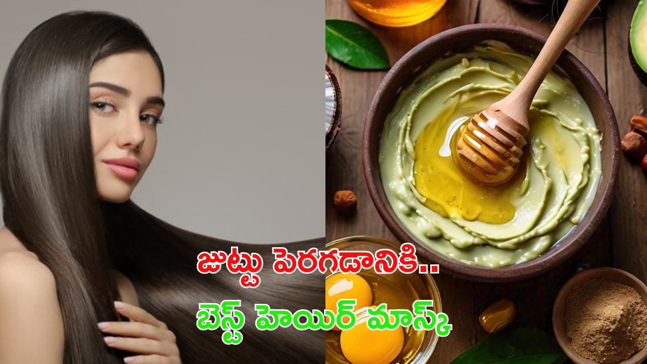 Homemade Hair Mask: జుట్టు పెరగాలంటే.. ఈ హెయిర్ మాస్క్ ట్రై చేయాల్సిందే !
