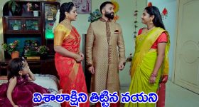 Trinayani Serial Today October 18th: ‘త్రినయని’ సీరియల్‌: గండం ఎవరివల్లనో తెలుసుకోవచ్చన్న విశాలాక్షి – ఇంట్లో హడావిడి చేసిన హాసిని  