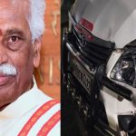 Governor bandaru dattatreya: బండారు దత్తాత్రేయ కారుకు రోడ్డు ప్రమాదం.. ఢిల్లీ వెళ్తుండగా ఘటన