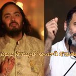 Rahul Gandhi| కొడుకు పెళ్లికి అంబానీ వేల కోట్లు ఖర్చు పెట్టాడు.. అదంతా ప్రజల సొమ్ము : రాహుల్ గాంధీ