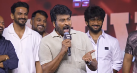 Megastar Chiranjeevi speech at zebra Pree Release Event: మెగాస్టార్ ది మాములు టైమింగ్ కాదయ్యా