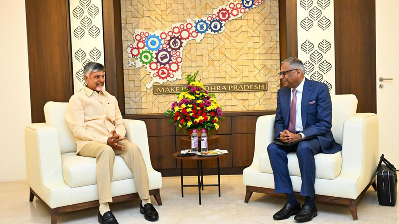 Tata Group invest AP: సీఎం చంద్రబాబుతో చంద్రశేఖర్ భేటీ, ఏపీకి టాటా బూస్ట్, 40 వేల కోట్లతో..