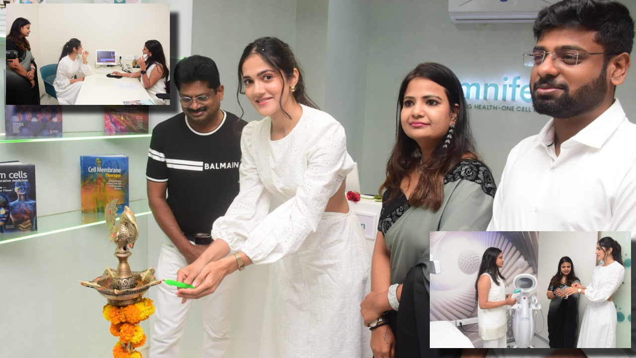 Simran Choudhary: హైదరాబాద్ లో సొమ్నిఫెరా హెల్త్ అండ్ వెల్నెస్ సెంటర్, ప్రారంభించించిన నటి సిమ్రాన్ చౌదరి