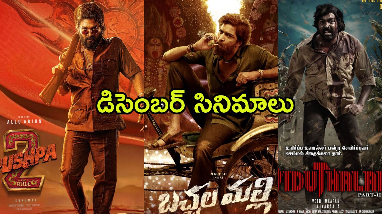 December Movies 2024 : క్రిస్మస్ కు సినిమాల జాతర… ‘పుష్ప 2’తో పాటు ఏకంగా 12 సినిమాలు రిలీజ్ కు రెడీ