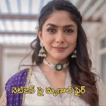 Mrunal Thakur : మృణాల్ తో దేవరకొండ ప్లేస్ లో నెటిజన్… దిమ్మ తిరిగే సమాధానం ఇచ్చిన హీరోయిన్