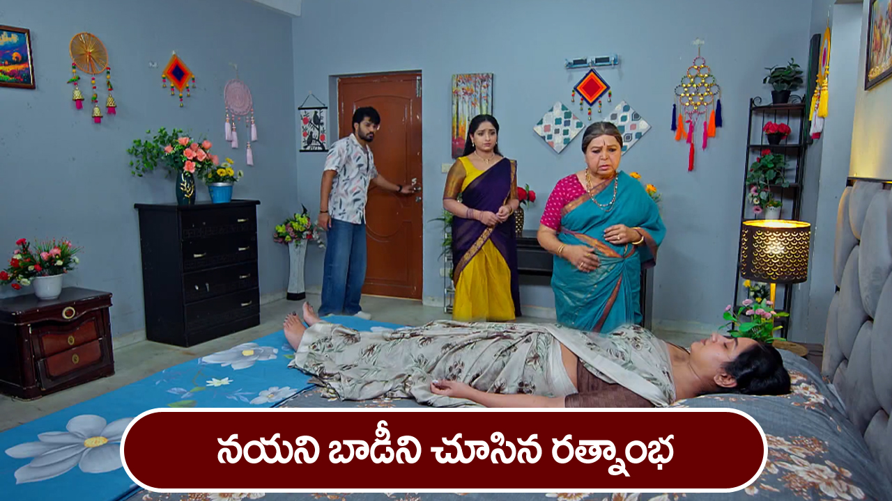 Trinayani Serial Today December 30th: ‘త్రినయని’ సీరియల్‌:    రత్నాంభకు నిజం చెప్పిన నేత్రి – నయని బాడీ చూసీ షాకైన రత్నాంభ