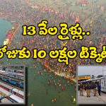 Mahakumbh-2025: మహా కుంభమేళాకు వెళ్లే భక్తులకు రైల్వేశాఖ గుడ్ న్యూస్, ఎన్ని వేల రైళ్లు కేటాయించిందంటే?